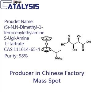 (S)-N,N-Dimetil-1-ferroseniletilamin S-Ugi-Amin L-Tartarat
